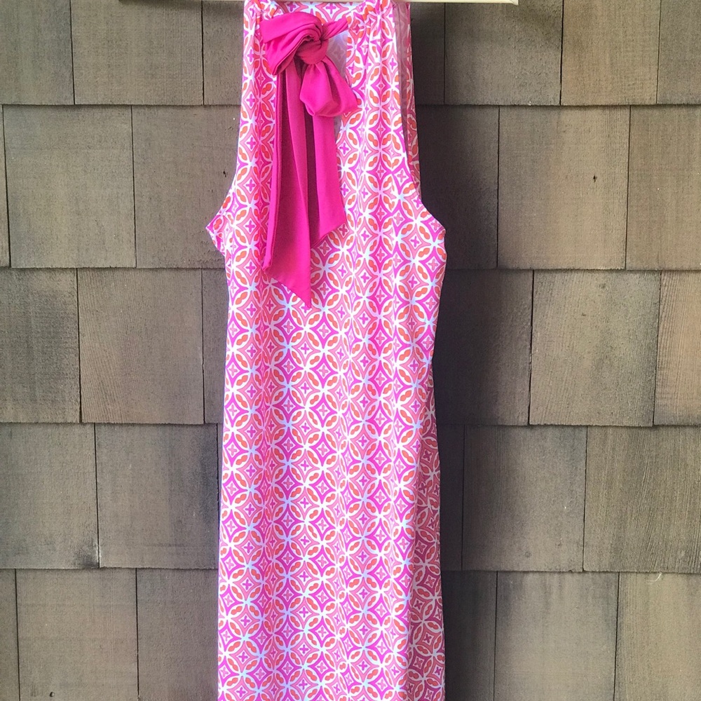 Mud Pie Dress Pink Circles